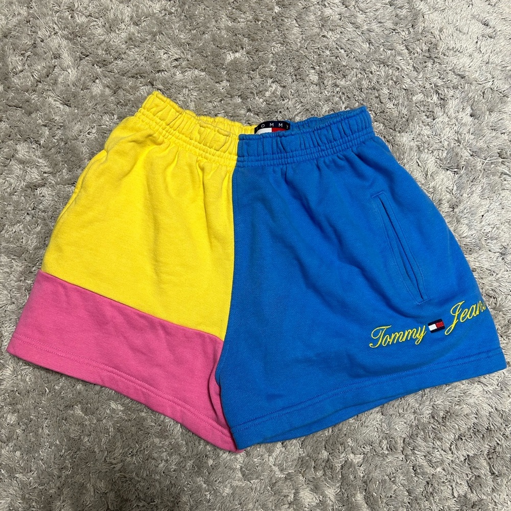 Tommy Hilfiger Pastel Colorblock Shorts Summer XS